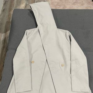 Blazer jacket with hoodie